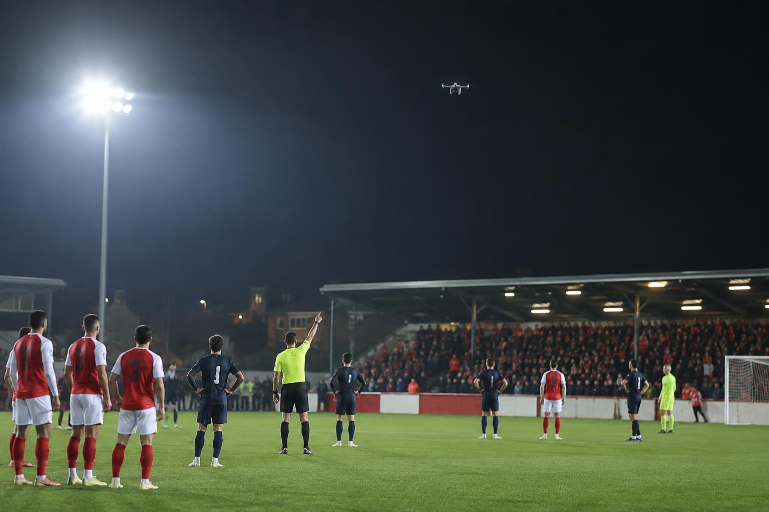 Drone halts Fleetwood's Carabao Cup tie against Arsenal